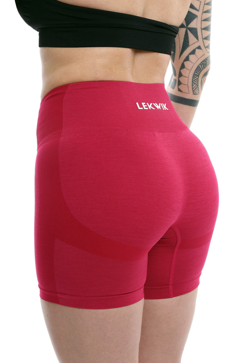 POLLY high-waisted seamless cherry shorts
